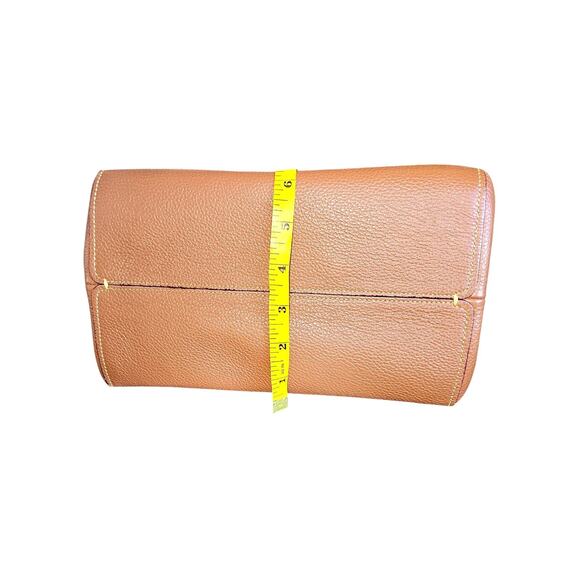 ❤️ Coach 55200 Polished Pebble Leather Charlie Bucket Cognac Crossbody - Picture 7 of 11